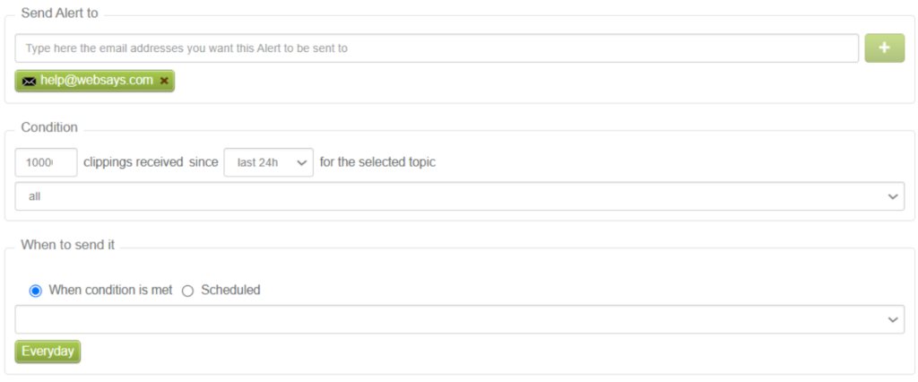 Websays monitoring platform