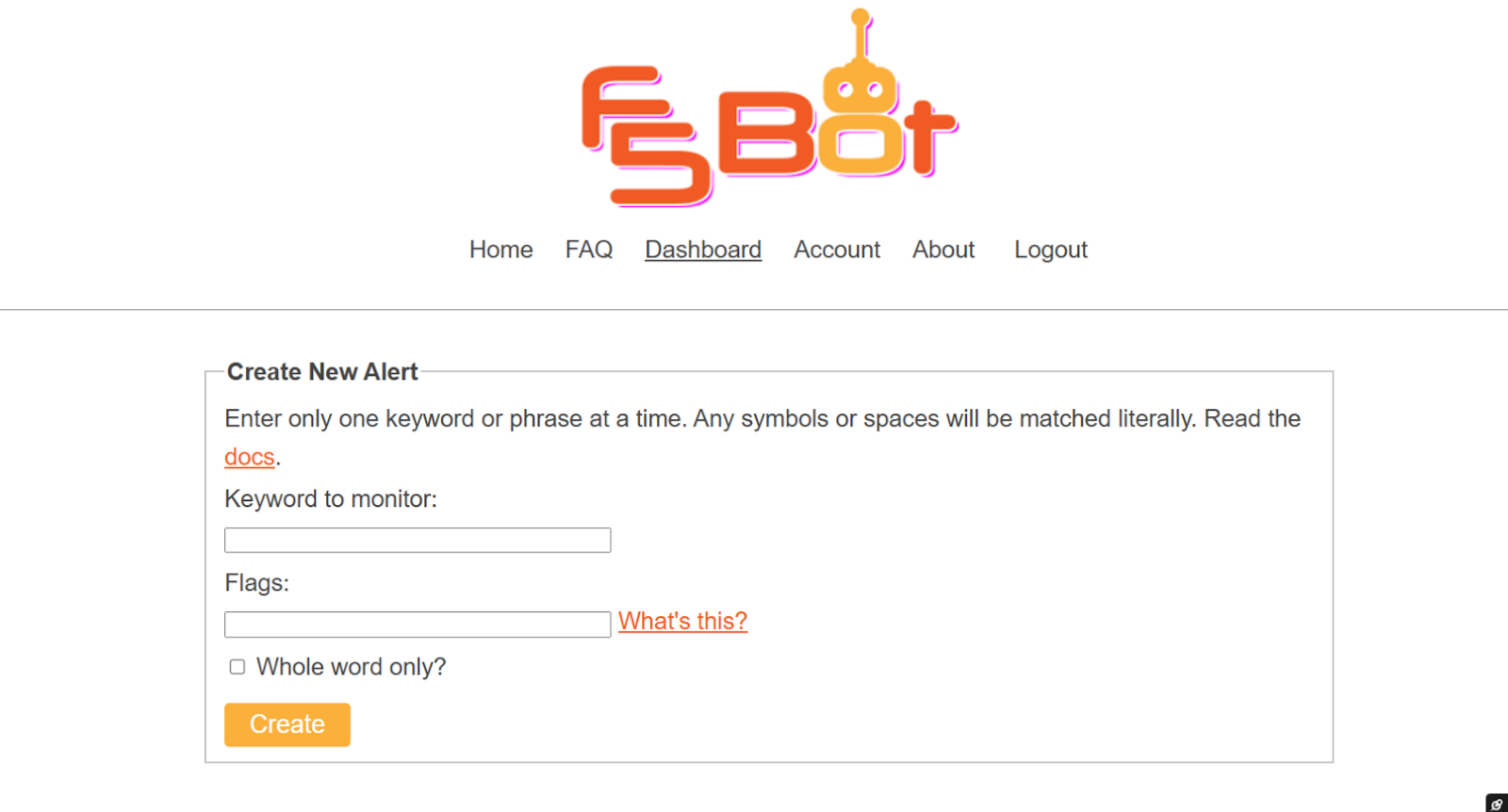 F5Bot monitoring tool
